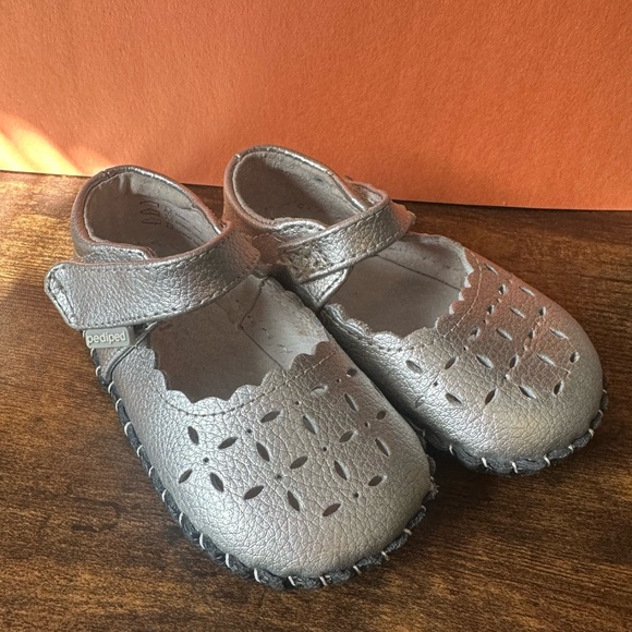 Pediped Metallic Baby Walker Shoes - Picture 1 of 4